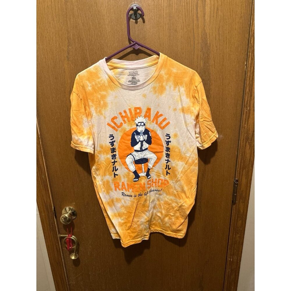 Medium Naruto Shippuden Ichiraku Ramen Shop Short Sleeve Tie-dyed shirt